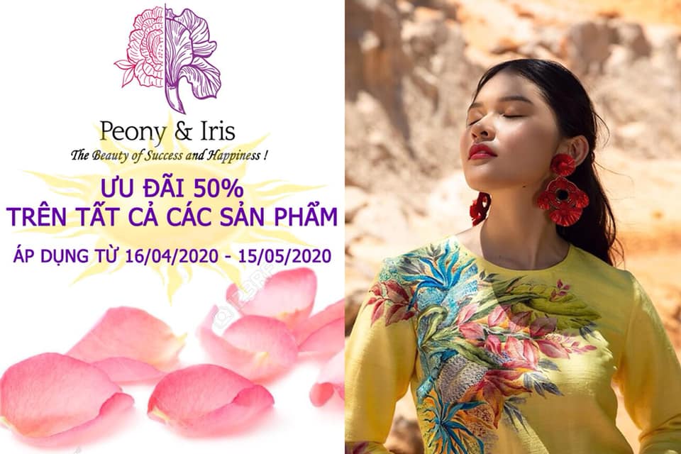 Thời trang Peony&Iris khuyến mãi giảm giá 50% toàn bộ cửa hàng!