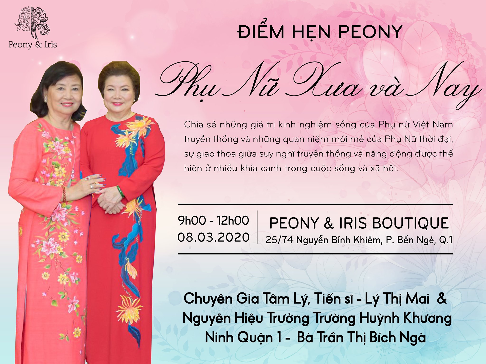 Peony & Iris Talkshow : Phụ Nữ Xưa và Nay