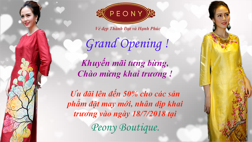 Khuyến mãi tưng bừng, chào mừng khai trương!