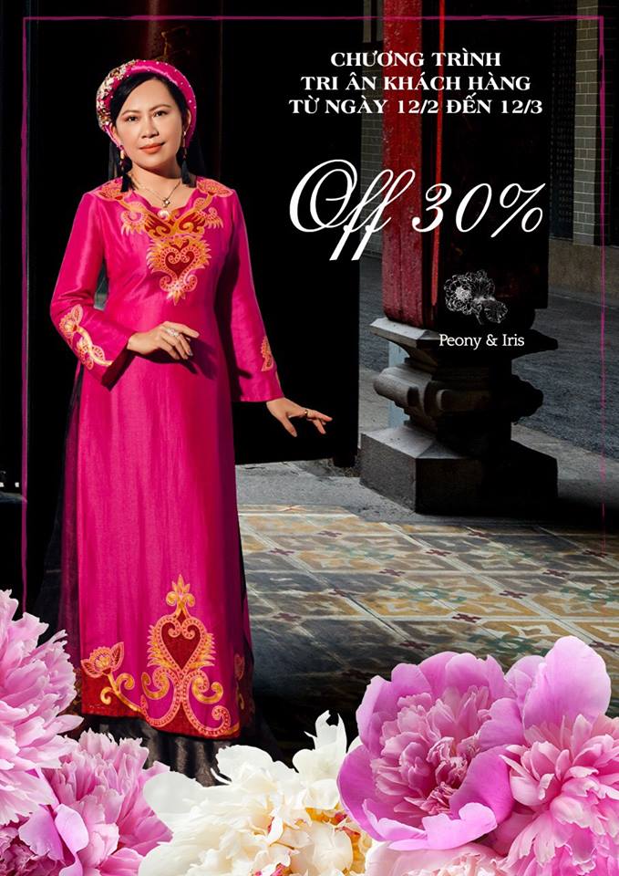 Ưu đãi tri ân khách hàng lớn chưa từng có tại Peony&Iris !