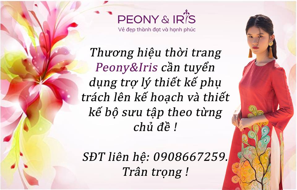 Peony&Iris: Thông báo tuyển dụng !