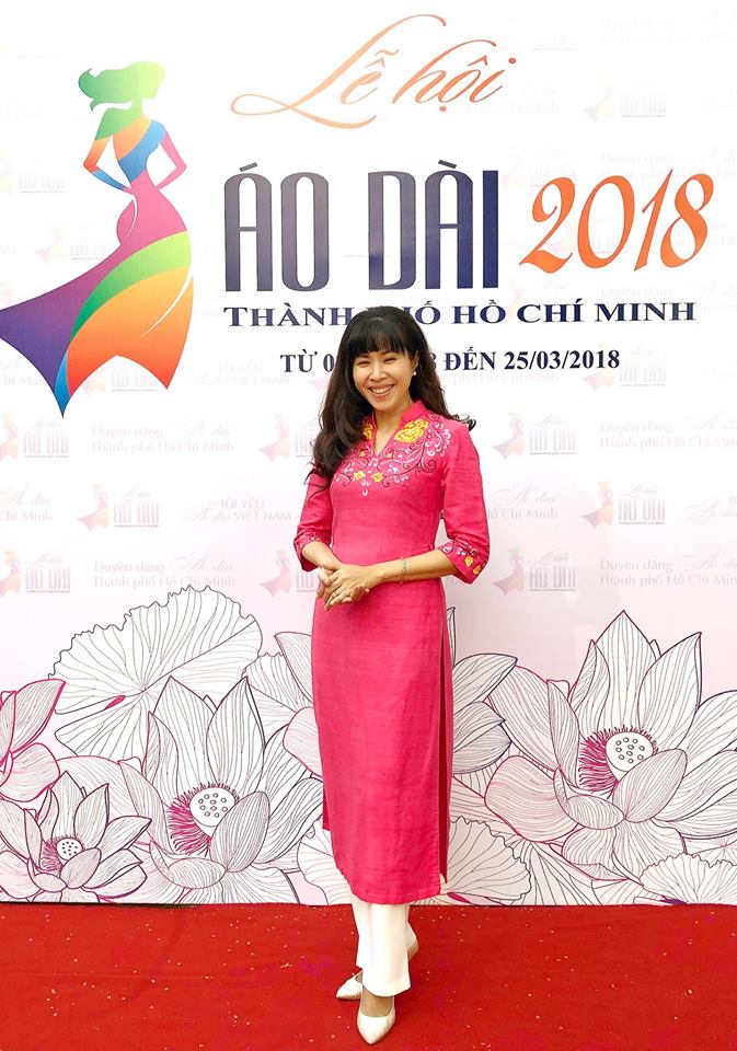 Peony hân hạnh đồng hành cùng MC Quỳnh Hoa, đại sứ trong lễ hội Áo Dài TP.HCM 2018