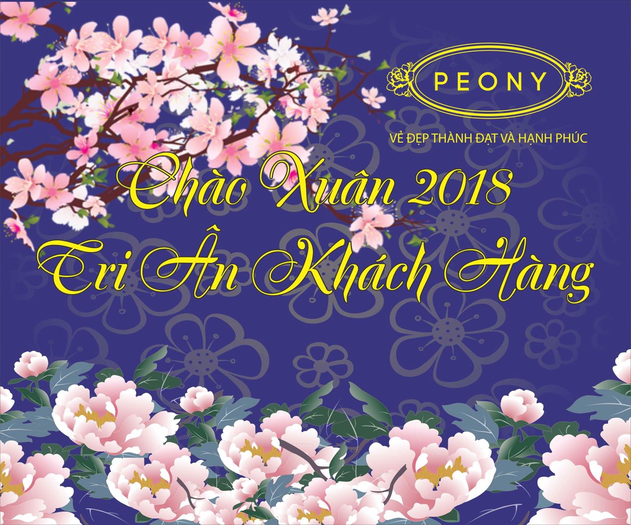 Chào Xuân 2018 & Tri Ân Khách Hàng cùng Peony Boutique